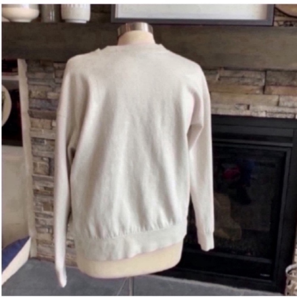 Universal Thread Cream Sweatshirt with Red Text - Picture 11 of 11